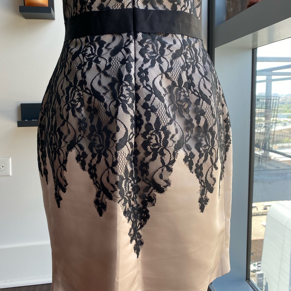 NWOT Melissa Sweet strapless lace dress - Picture 4 of 11